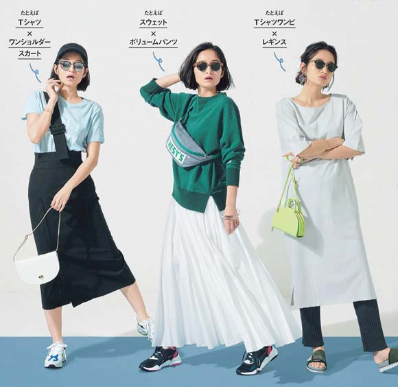 スポーティ サングラスコーデ