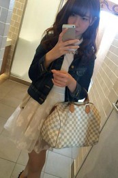 ダミエバッグコーデ5