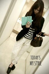 モノグラムバッグコーデ8