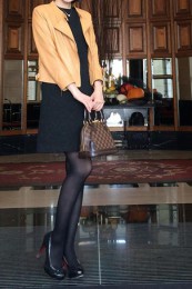 ダミエバッグコーデ2