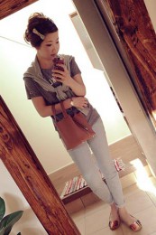 ピコタンバッグコーデ3