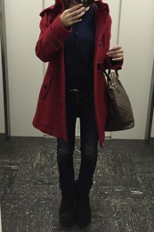 ダミエバッグコーデ8