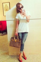 エルメスバーキンバッグコーデ3