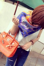 エルメスバーキンバッグコーデ1