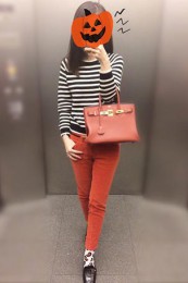 エルメスバーキンバッグコーデ2