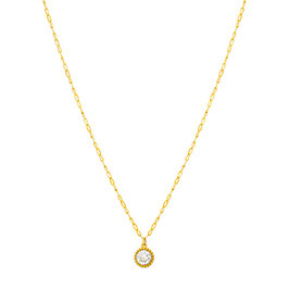 1粒ダイヤネックレス1