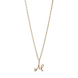 イニシャルネックレス