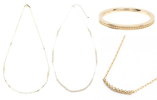 アガットシンプルアクセサリー