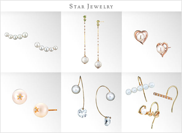 スタージュエリーパールピアス