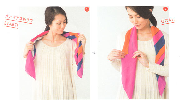 首にかけるだけ