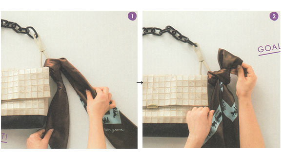 片ハンドル結び