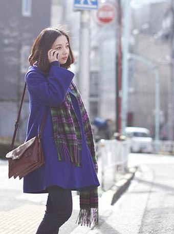 ヴィヴィアンマフラーコーデ2