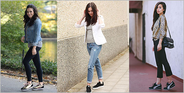 プーマ着こなし