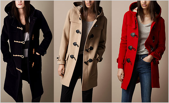 バーバリーダッフルコート