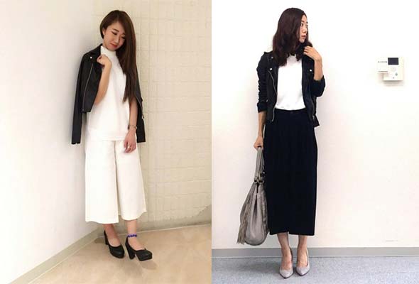 小柄ワイドパンツ