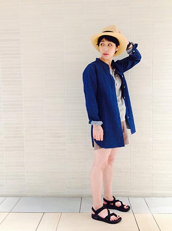 chacoサンダルコーデ2