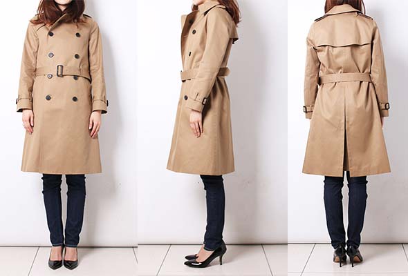 『HYKE』のトレンチコート