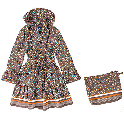 バーバリーブルーレーベルレインコート2