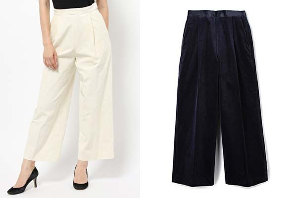 『ESTNATION』のワイドパンツ