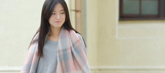 女子高校生マフラー