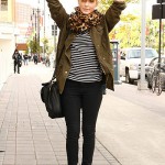 ボーダーを合わせればカジュアルめに