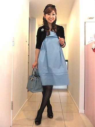 FOXEYパーティードレスコーデ1