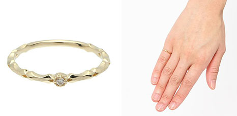 アガットピンキーリング2