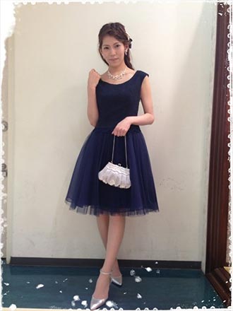 AIMERパーティドレスコーデ1