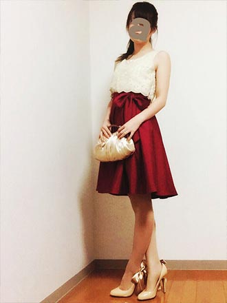 AIMERパーティドレスコーデ3