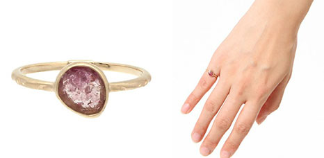 アガットピンキーリング3