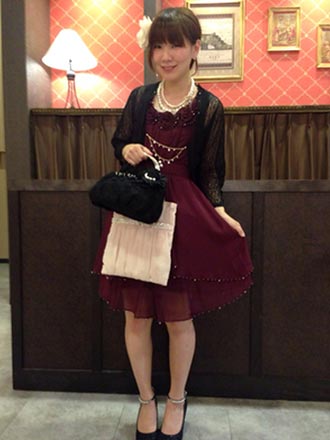 アクシーズファムパーティードレスコーデ3