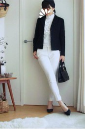 フェラガモ靴コーデ4