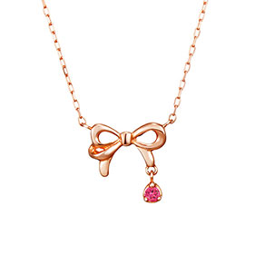 4℃リボンネックレス