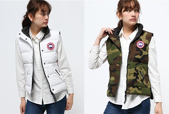 カナダグースダウンベスト