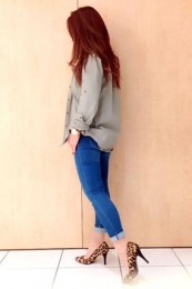 プールサイド靴コーデ1