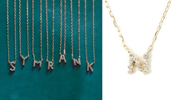 ノジェスイニシャルアクセサリー