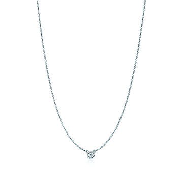 ティファニー１粒ダイヤネックレス