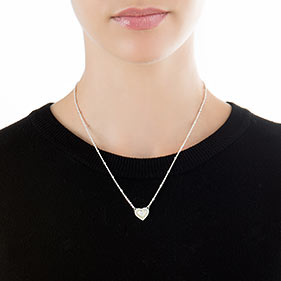 フォリフォリハートネックレス