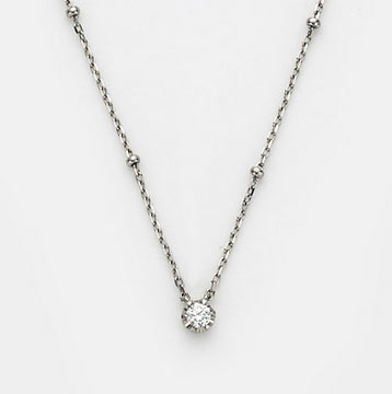 ヴァンドーム青山1粒ダイヤネックレス1