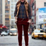 秋色のダウベストで秋らしく