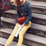 カラーパンツでセンス良く♪