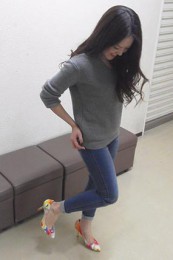 プールサイド靴コーデ2