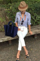 フェラガモ靴コーデ2