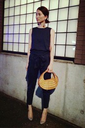 フェラガモ靴コーデ6