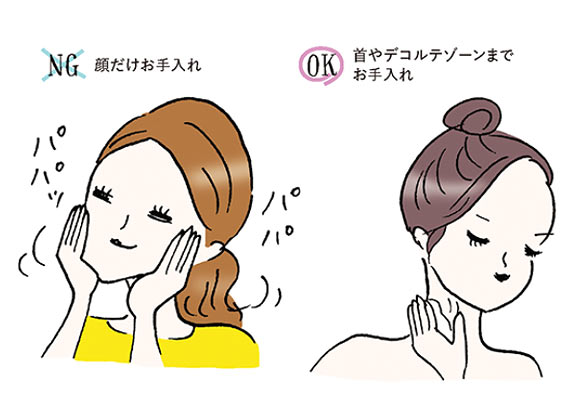 正しいオールインワンのつけ方