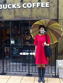 傘コーディネート4