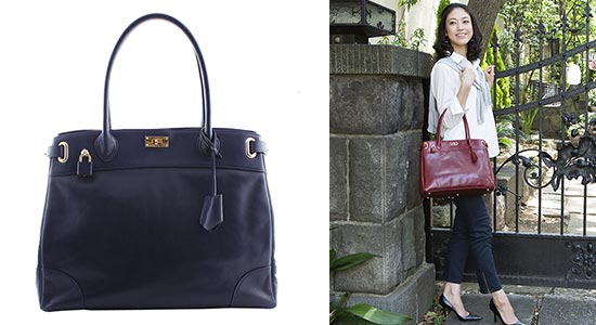 濱野皮革工芸バッグ1