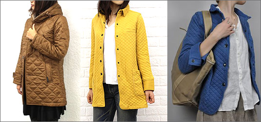 キルティングジャケット-レディース