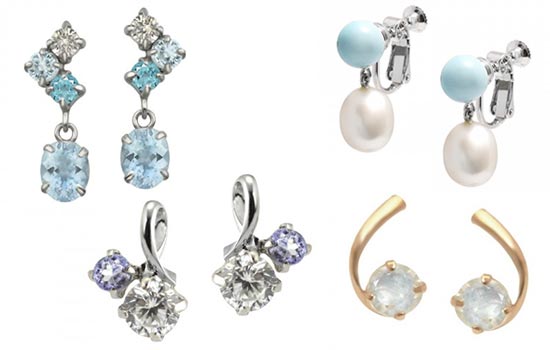 ブルームシンプルピアス