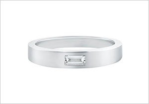 ワンバゲット・ダイヤモンド・リング